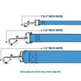 thumbnail image 3 of Buckle-Down Pet Leash, Dog Leash, Neon Blue, 4 Feet Long 1.0 Inch Wide, 3 of 6
