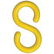 Manufacturer Varies S-Hook,3/4 In.,Yellow,Acetal,PK10 00302-10