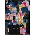 thumbnail image 2 of Addison Rugs Chantille Indoor/Outdoor Transitional Abstract Black Washable Rectangle Rug, 8' x 10', 2 of 6