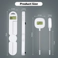 thumbnail image 3 of High Precision Digital Thermometer & Mini Food Scale Combo Kitchen Cooking Temperature Monitor with LED Display, No Magnets, and Battery Powered, 3 of 8