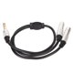 thumbnail image 5 of Cable Divisor De 1/4 De Pulgada, Conector Chapado En Oro De 1 Entrada Y 2 Salidas, Cable Y Divisor Estéreo De Doble Canal De 19,7 Pulgadas Y 6,35 Mm Para Cine En Casa, 5 of 7