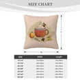 thumbnail image 4 of ZICANCN Decorative Throw Pillow Covers , Coffee Fall Wallpaper Couch Sofa Decorative Knit Pillow Covers for Living Room Farmhouse 24"x24", 4 of 8