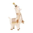 thumbnail image 1 of Figura de alpaca de pie, muñeca de alpaca, decoración navideña, centro de mesa nórdico, adorno navideño para dormitorio interior 26 cm x 10 cm x 45 cm, 1 of 8