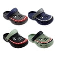 thumbnail image 2 of Spring Summer Toddler Boys' Shark Slingback Sandal Clogs For Beach, Pool or Everyday Wear - Assorted colors, 2 of 3