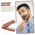 thumbnail image 6 of FRCOLOR Wooden Beard Comb Foldable Portable Mustache Comb Hair Brush Styling Tool for Men Travel Grooming Accessories, 6 of 8