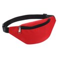 thumbnail image 1 of Unique Bargains Sac Banane, Sac de Taille Imperméable avec Sangle Réglable pour Femmes Hommes Voyage Course Randonnée, Rouge, 1 of 5