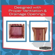 Pennington Red Cedar Bluebird Wild Bird House, 1 Pack