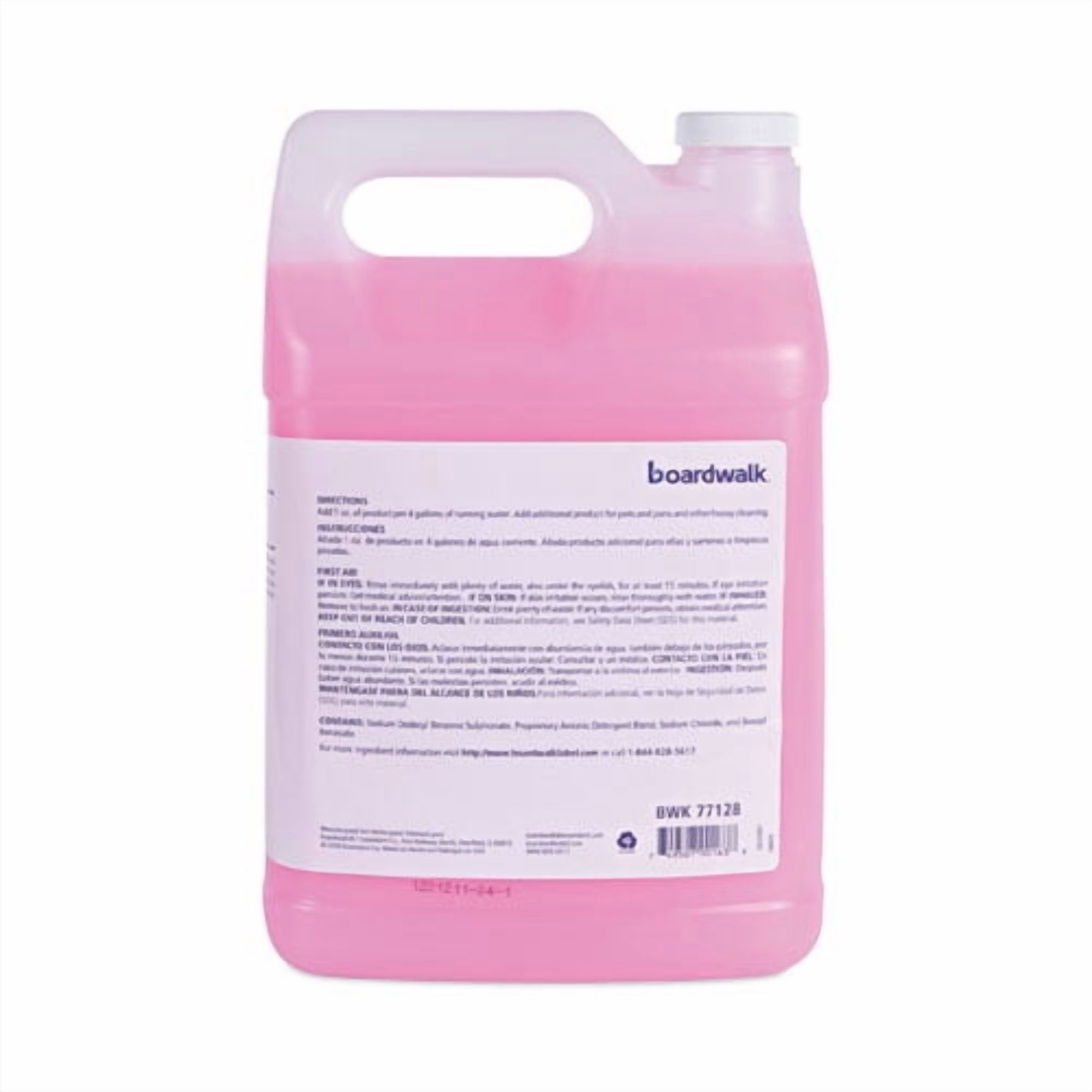 Industrial Strength Pot and Pan Hand Dishwashing Detergent, Herbal Scent, 1 gal Bottle, 4/Carton | Bundle of 5
