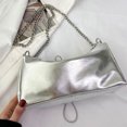 thumbnail image 3 of Bolso Hobo para mujer, bolso de nube con cadena, bolsos de hombro plisados ​​de Color sólido, bolso de mano para mujer FLhrweasw Nuevo, 3 of 9