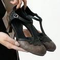 thumbnail image 2 of SACFOF Women's Low Heels Mary Jane Pumps - Adorable Vintage Shoes- Unique Round Toe Design with an Adjustable T Strap, 2 of 6