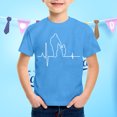 thumbnail image 2 of Toddler Boys T-Shirts Father'S Day Father And Son Back Printing Short Sleeve T-Shirt Children Boys Practical Lounging Summer T-Shirts，8 -9 Years, 2 of 4