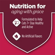 Purina Cat Chow Healthy Aging 7+ Senior Dry Cat Food, Chicken, 3.15 lb. Bag