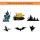 thumbnail image 4 of Fiudx Pegatinas De Pared Calcomanías De Pared Con Decoraciones De Calabaza, Araña Y Esqueleto De Halloween Ofertas Flash Del Día, 4 of 4