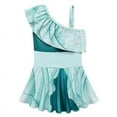 thumbnail image 3 of Girls Princess One Piece Bathing Suit, Adjustable One-Shoulder Sling Swimsuits, 3 of 5