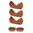 thumbnail image 1 of Window Box Liners, 3PCS Felt Trough Planter Basket Liners Replacement for Wall Hanging Basket Garden Fence Railing, Decorative and Practical, Brown, 1 of 7
