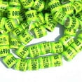 thumbnail image 7 of 50x Reusable 2023 Aluminium Racing Leg Rings Numbered 8mm Dove Foot Bands Yellow, 7 of 7