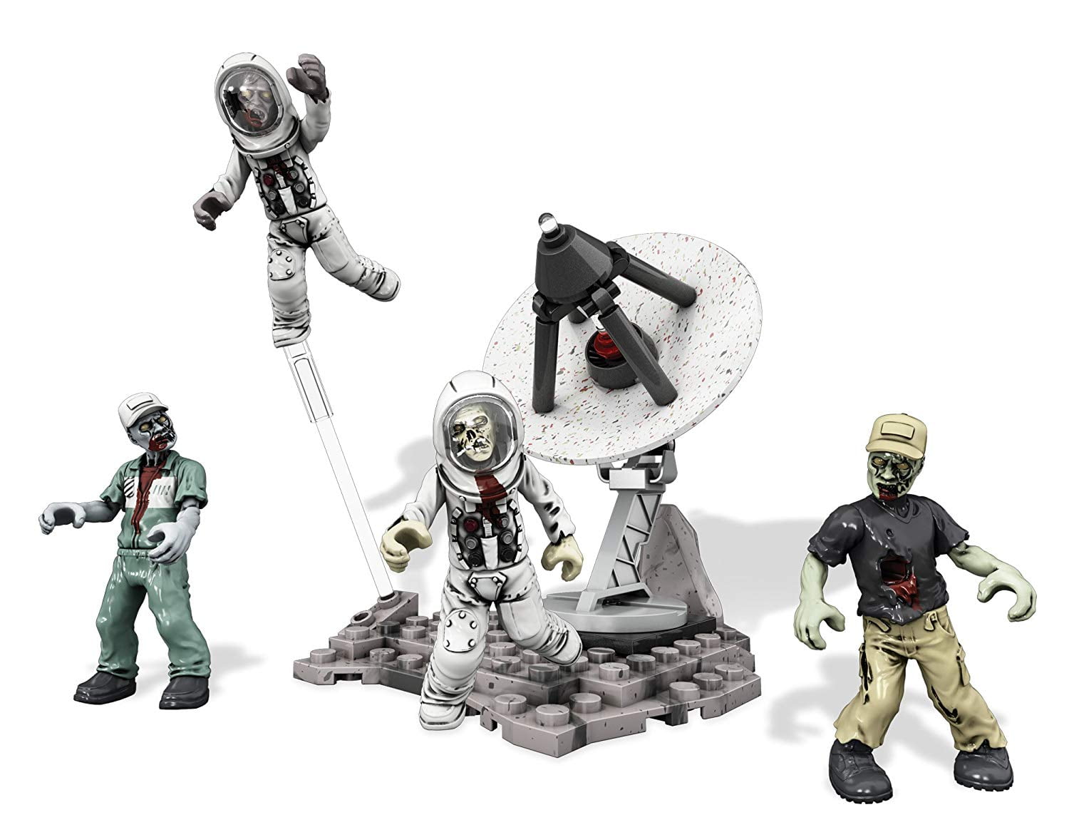 Call of Duty Zombies Moon Mob PlaysetIncludes astronaut Zombies with cracked helmets and lunar