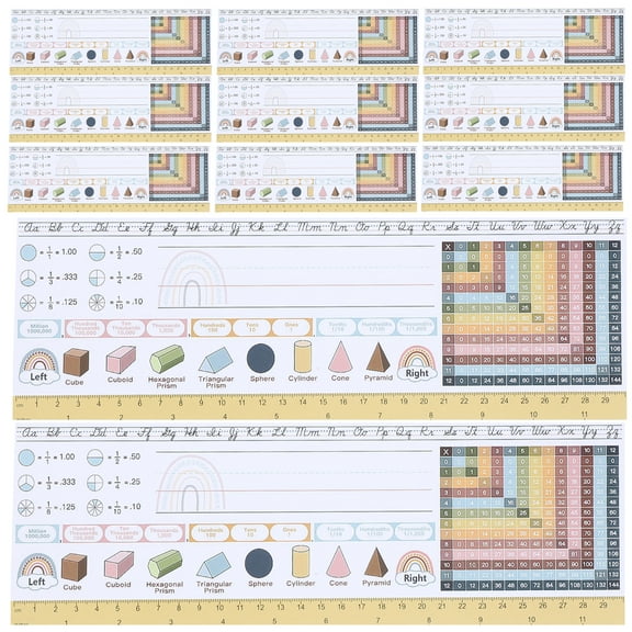 25 Pcs Student Name Tag Desk B2932 Second Generation Brand Manuscript