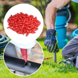 Drip Irrigation Plugs 500 Pack – Double Ended 5mm and 7mm Leak Stopper Caps for Drip Line , Garden Watering Systems and Home Irrigation