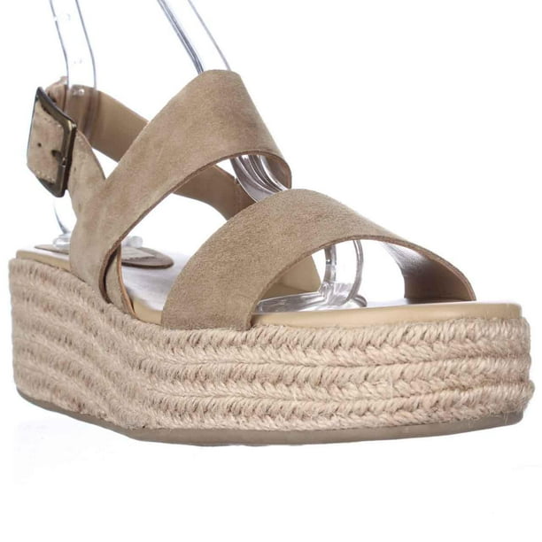 ralph lauren tan wedges