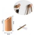 thumbnail image 2 of Laklulu Perchero De Madera Gancho 【5 Piezas】 Ropa Natural Montada En La Pared Bufanda Sombrero Y Bolsa Perchas De Almacenamiento Toalla Decoración De Dormitorio, Diámetro 30 Mm, 2 of 5