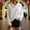 A214 White, variant on Xdegoge Sweaters for Women Pullover Vneck Tops Ribbed Knit Faux Fur Trim Shirts Long Sleeve Casual Tshirts Fall Winter Fashion Clothes