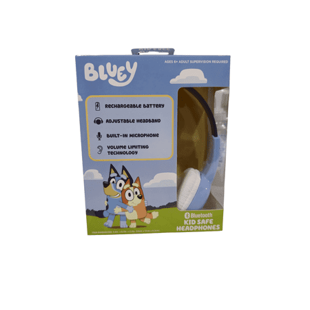 Bluey Kid Safe Headphones (Bluetooth) Bluey Kid Safe Headphones (Bluetooth)