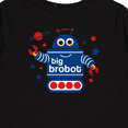 thumbnail image 4 of Inktastic Robot Brother Boys Long Sleeve Toddler T-Shirt, 4 of 5