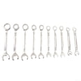thumbnail image 3 of 10pcs Combination Spanner Set Small Wrench Metric / SAE Imperial Portable Tool, 3 of 5