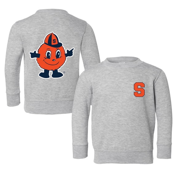 Toddler Chad & Jake Heather Gray Syracuse Orange Logo Pullover Sweatshirt