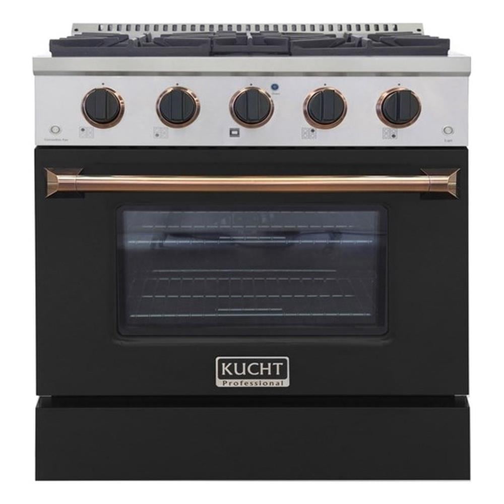 Pemberly Row 30" 4.2cu.ft. Dual Fuel Range Propane Gas in Gold Handle
