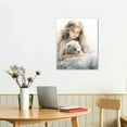 thumbnail image 2 of COMIO  Dog with Angel Canvas Wall Art Abstract White Prints Animal Artwork Golden Retriever Lover for Bedroom Living Room Bathroom, 2 of 4