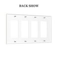 thumbnail image 2 of Hand Drawing Truck Daisies Switch Cover Decorative Wall Plate / 4-Gang 4-Decor / Standard Size 4.5x8 in, 2 of 5