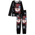 thumbnail image 4 of Renewold 2pcs Snowflake Snowman Pajamas for Women Size XS Breathable Crewneck Loungewear Pj Stylish Softness Long Sleeve Sleepwear Sweatsuit Set,Christmas Day, 4 of 5