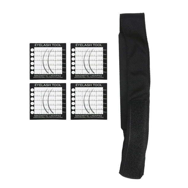 Pañuelo magnético para la cabeza, almohadilla magnética para pestañas, almohadilla magnética para pestañas, diadema magnética, solución innovadora