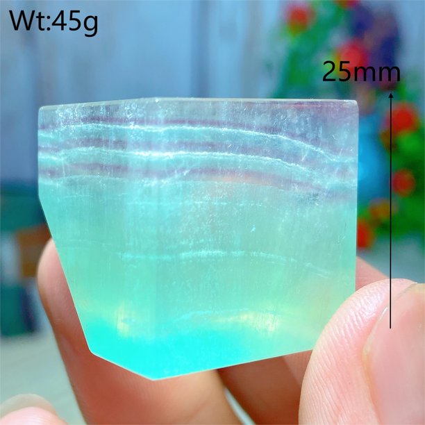 Cubo de fluorita de caramelo con cristales naturales curativos de alta calidad, minerales energéticos, decoraciones para el hogar, regalo, adornos de escritorio de Reiki, manualidades