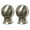 Brushed Nickel - Pack of 2, variant on Royal Designs, Inc. Metal Ball Lamp Finial, F-7012AB-2, Antique Brass, Pack of 2