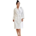 thumbnail image 3 of Women's Terry White Bathrobe (100% Cotton) One Size, 3 of 5