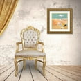 thumbnail image 3 of Groenhart, Jan 20x20 Gold Ornate Wood Framed with Double Matting Museum Art Print Titled - Beach with sails, 3 of 4