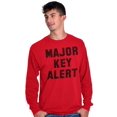 thumbnail image 5 of Major Key Alert Rap Entrepreneur Long Sleeve TShirt Men Women Brisco Brands X, 5 of 6