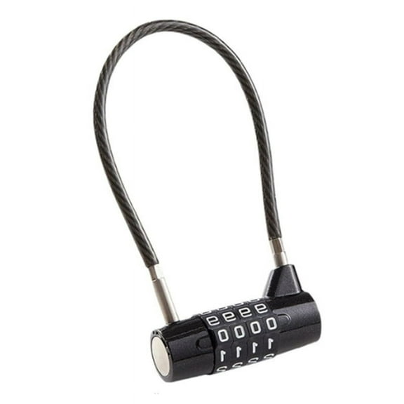 HOT Luggage Locks, 4-Digit Security Suitcase Combination Padlock for Suitcases Flexible Cable Travel Lock, Bike Lock