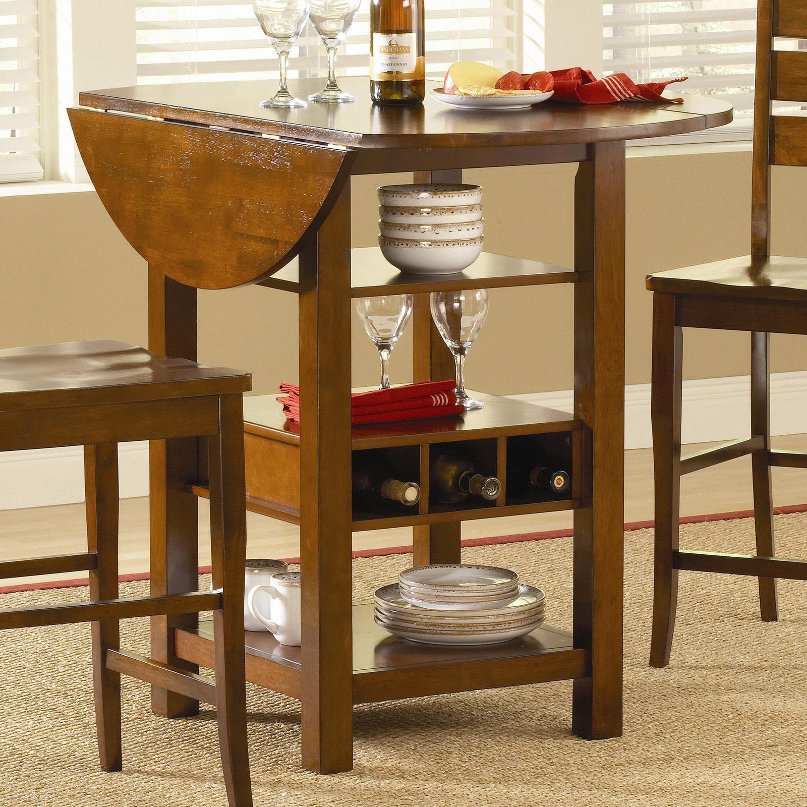 Compact Drop leaf Tables For Small Kitchens