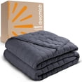 thumbnail image 1 of Dreamlab Manta Pesada de estimulaci&oacute;n sensorial - Textura Reversible Invierno/Verano, Materiales Certificados Oeko-Tex Standard 100, con Microperlas de Vidrio. Color Gris. 121cm x 182cm (9, 1 of 7