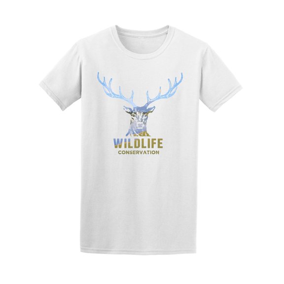 Wildlife Conservation Deer Tee. Men's -Image by Shutterstock