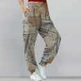 thumbnail image 1 of Pantalon Grand de Sport d'Été pour Femmes Mode Imprimé Décontracté Ample Long, 1 of 5