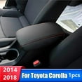 thumbnail image 2 of Central armrest box set, armrest protective cover, interior modification for Toyota Corolla E210 2014-2018, 2 of 10