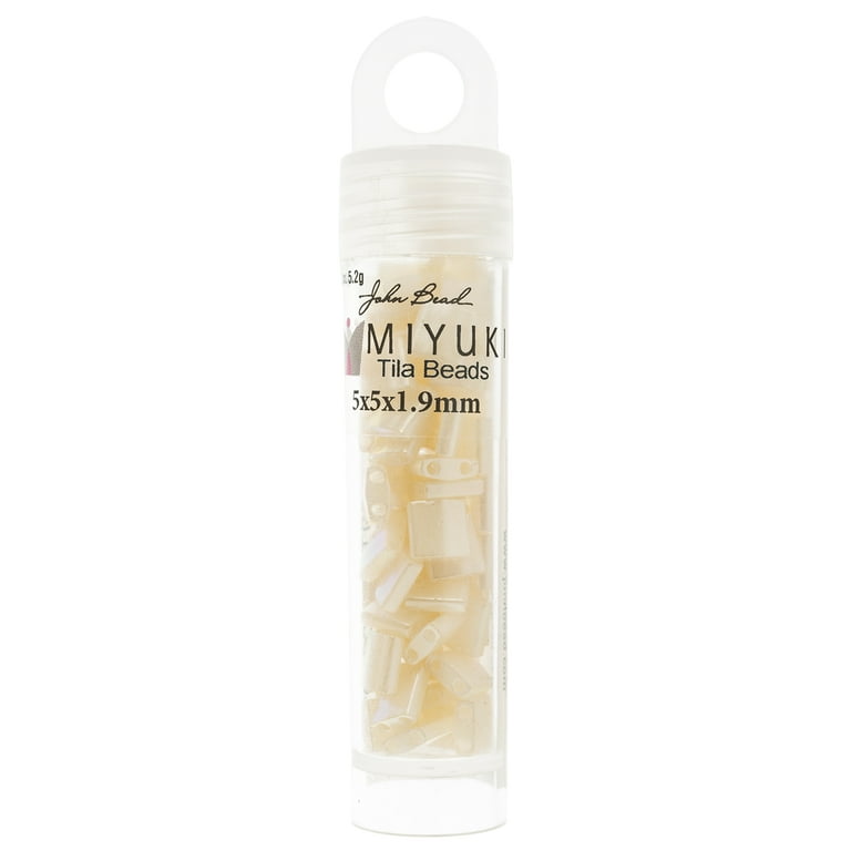 Transparent Dark Red Picasso - Tila, Miyuki 5.2g Transparent Dark Red Picasso - Tila, Miyuki 5.2g