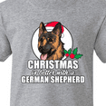 thumbnail image 4 of Inktastic Christmas is Better with a German Shepherd Youth T-Shirt, 4 of 5