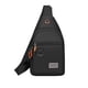 thumbnail image 2 of Bolso bandolera para hombre | Riñonera multicapa para viajes y desplazamientos | Bolso de hombro de nailon con puerto para auriculares | Organizador de objetos pequeños para uso diario masculino, 2 of 7