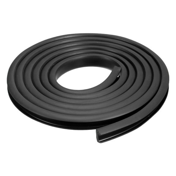 REGALWOVEN U Channel Edge Trim, 6.5ft Length Rubber Guard Seal Strip Edge Protector for 12-13mm Edge